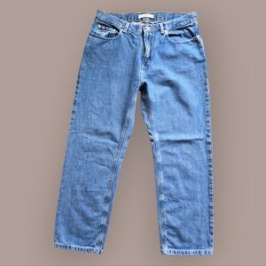 TOMMY HILFIGER VINTAGE STRAIGHT LEG RELAXED SIZE 12 100%Cotton 😍